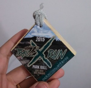Medalha da prova X Trail Run 2015